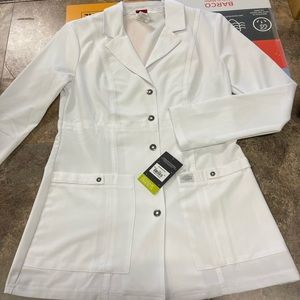 Dickies 28” Snap Front Lab Coat